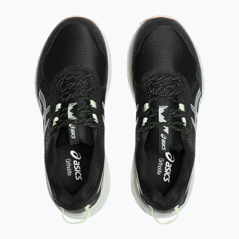 ASICS Gel-Venture 10 vyriški bėgimo bateliai black/whisper green 6