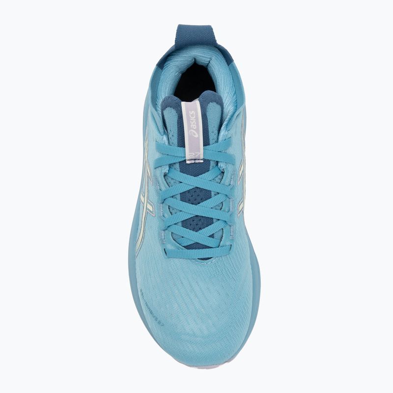 Moteriški bėgimo batai Asics Gel-Nimbus 27 stillwater/cream 5