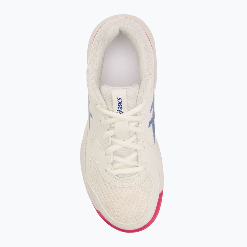 Vaikiški teniso bateliai Asics Gel-Dedicate 8 GS Jr cream/dark cobalt 5