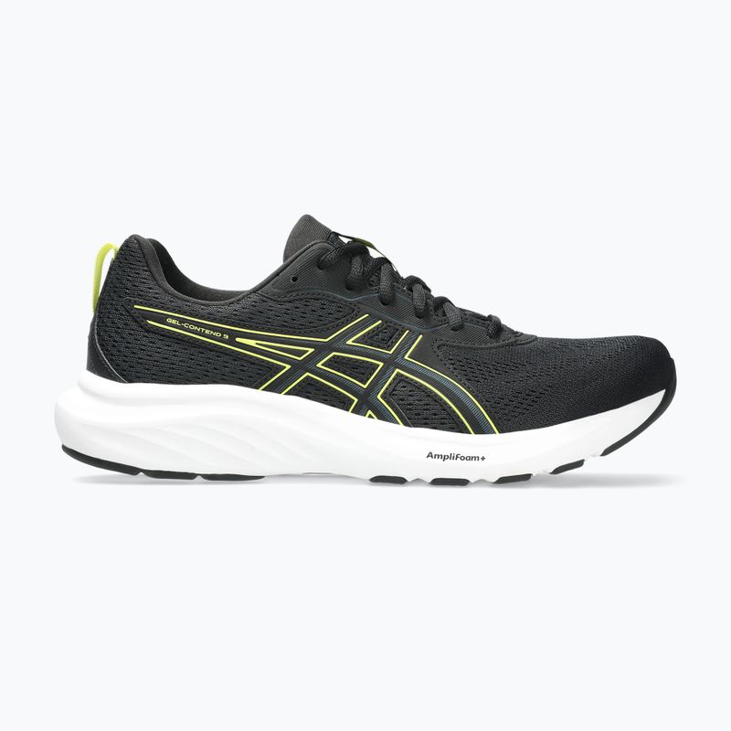 Vyriški bėgimo bateliai ASICS Gel-Contend 9 black/citron