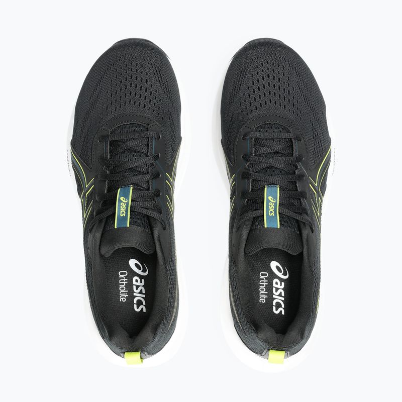 Vyriški bėgimo bateliai ASICS Gel-Contend 9 black/citron 6