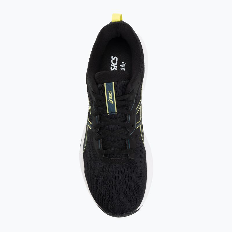 Vyriški bėgimo bateliai ASICS Gel-Contend 9 black/citron 5
