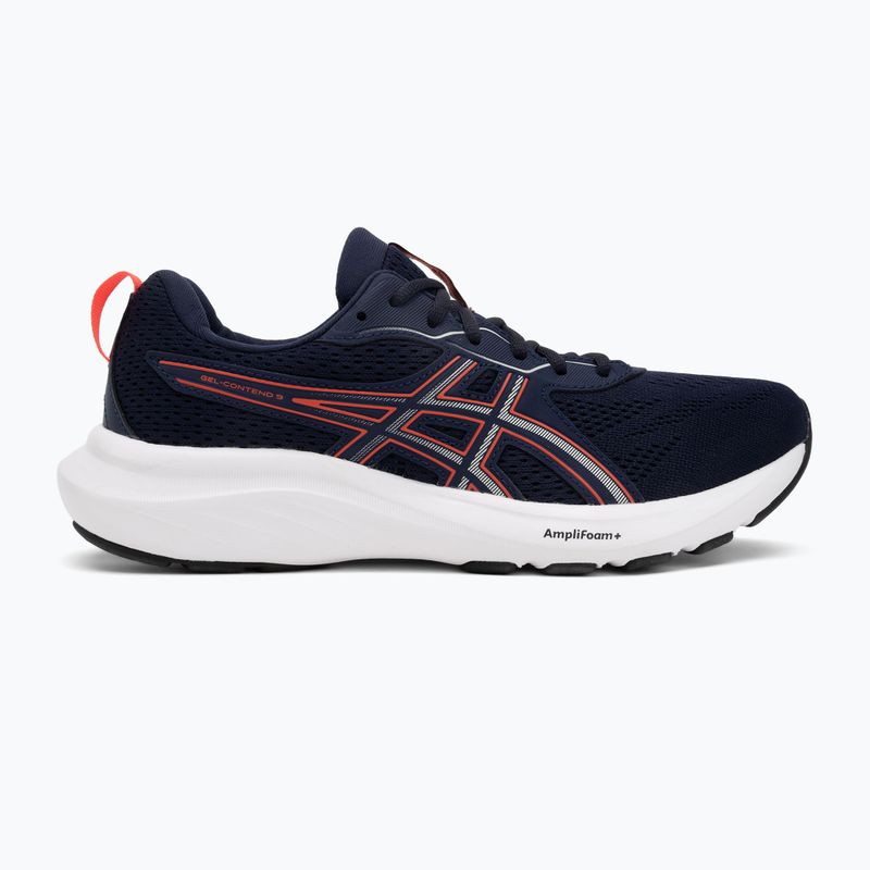 Vyriški bėgimo bateliai ASICS Gel-Contend 9 midnight/flash red 2