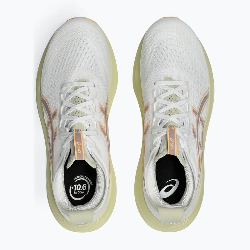Vyriški bėgimo bateliai ASICS Gel-Nimbus 27 white/fawn 6