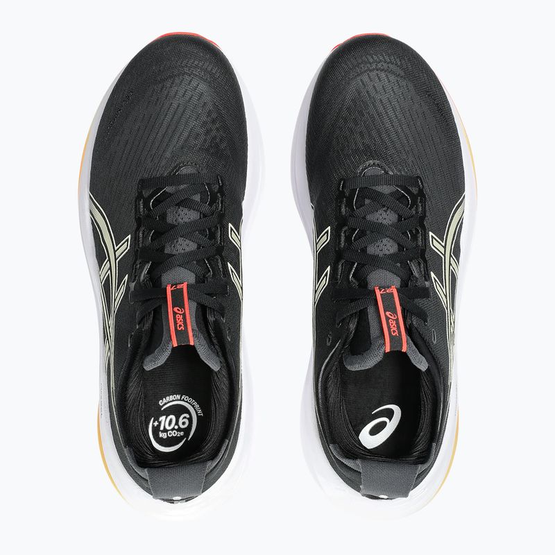 Vyriški bėgimo bateliai ASICS Gel-Nimbus 27 black/khaki 6