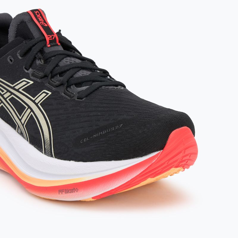 Vyriški bėgimo bateliai ASICS Gel-Nimbus 27 black/khaki 7