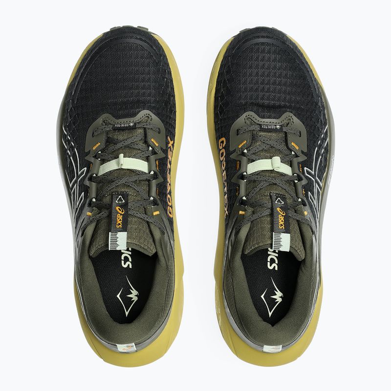 Vyriški bėgimo batai ASICS Gel-Trabuco 13 GTX black/whisper green 13