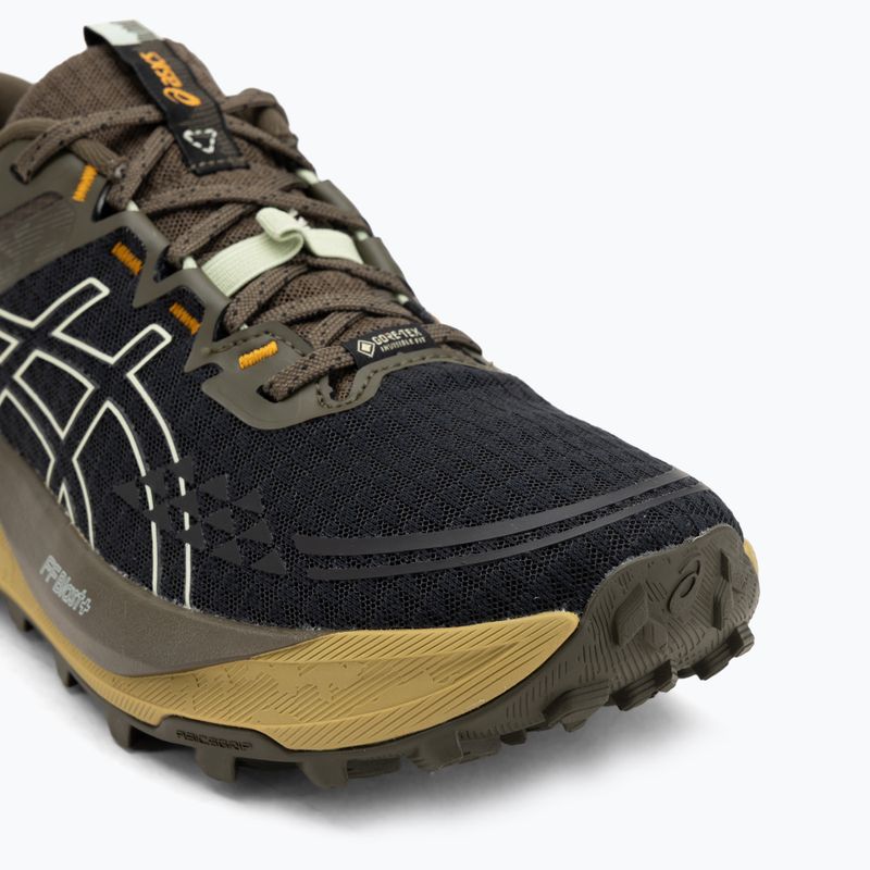 Vyriški bėgimo batai ASICS Gel-Trabuco 13 GTX black/whisper green 7