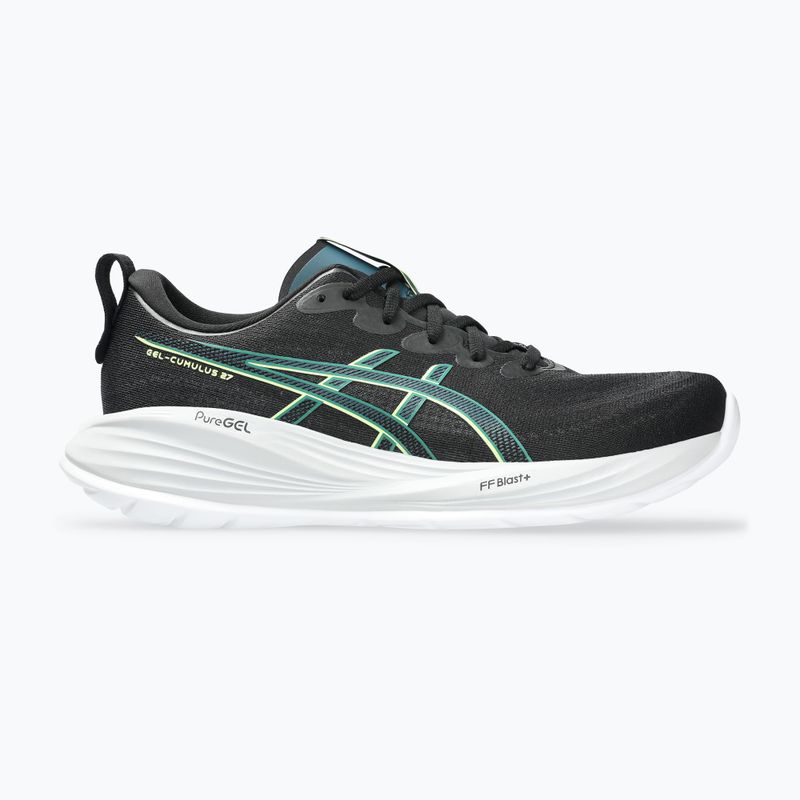 ASICS Gel-Cumulus 27 vyriški bėgimo bateliai juoda/šviesiai geltona