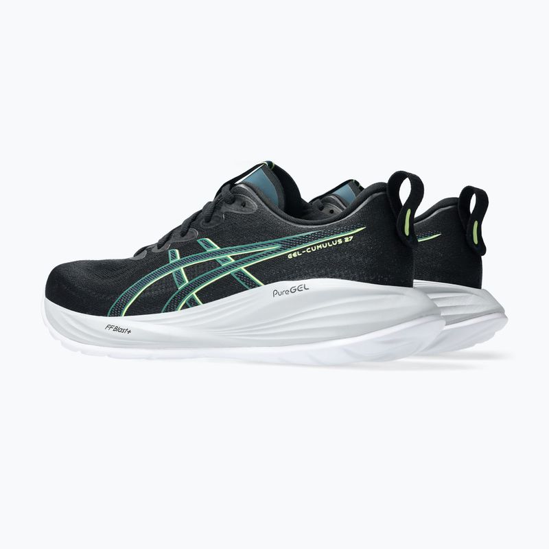 ASICS Gel-Cumulus 27 vyriški bėgimo bateliai juoda/šviesiai geltona 4
