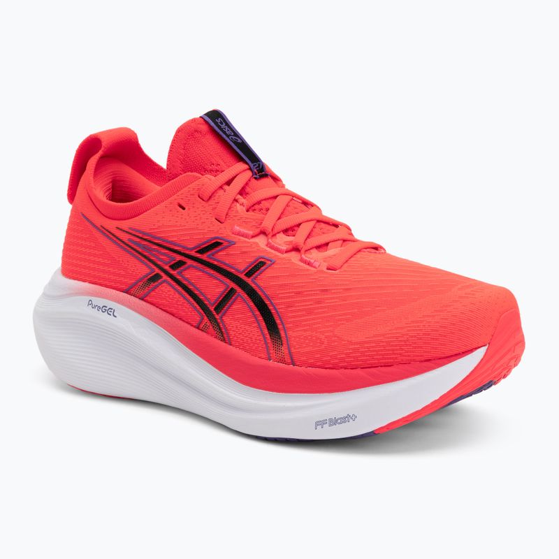ASICS Gel-Nimbus 27 vyriški bėgimo bateliai flash red/black