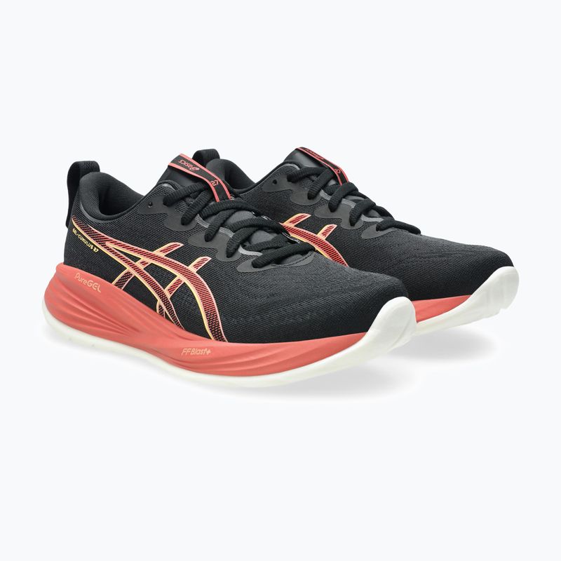 Moteriški bėgimo batai ASICS Gel-Cumulus 27 black/orange glow 10