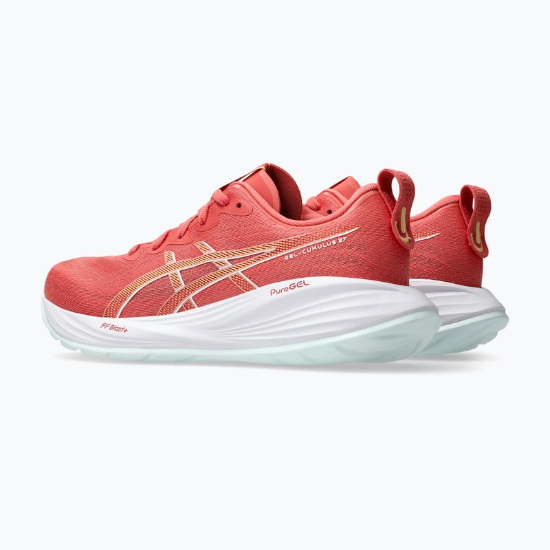 ASICS Gel-Cumulus 27 moteriški bėgimo bateliai tamsiai rožinės spalvos clay/cream 4