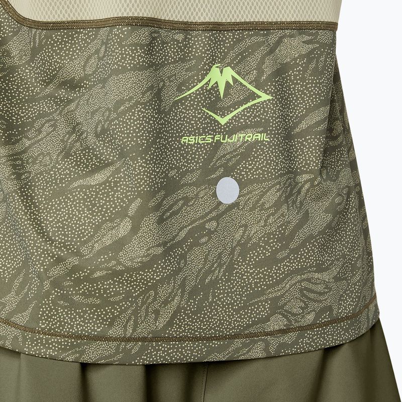 Vyriški bėgimo marškinėliai ASICS Fujitrail Singlet mantle green/khaki 8