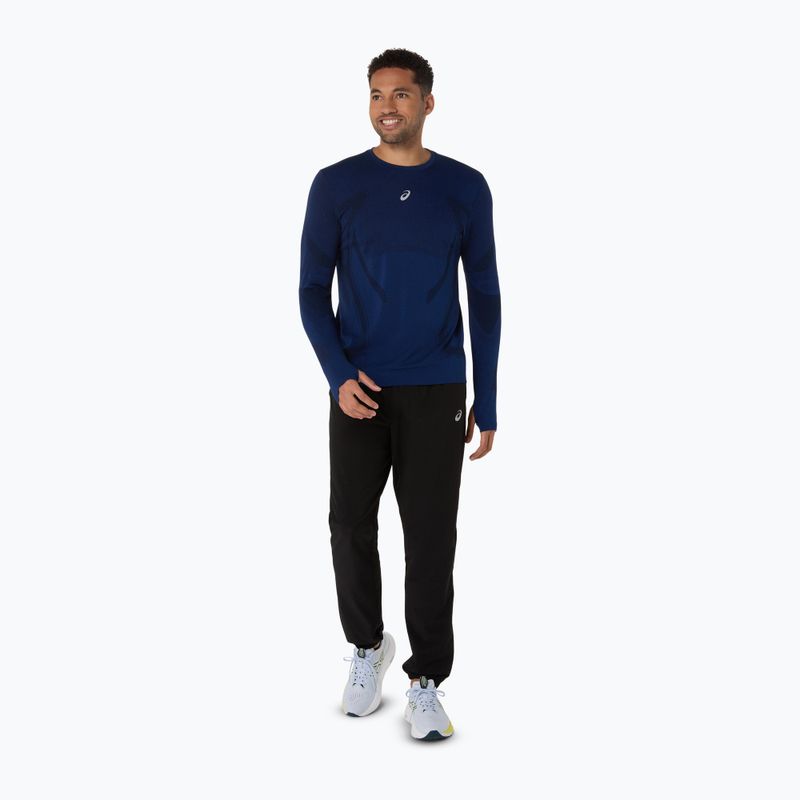 Vyriški bėgimo marškinėliai ilgomis rankovėmis ASICS Road Seamless LS midnight 2