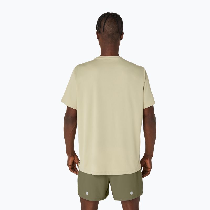 Vyriški bėgimo marškinėliai ASICS Fujitrail Logo SS khaki 3