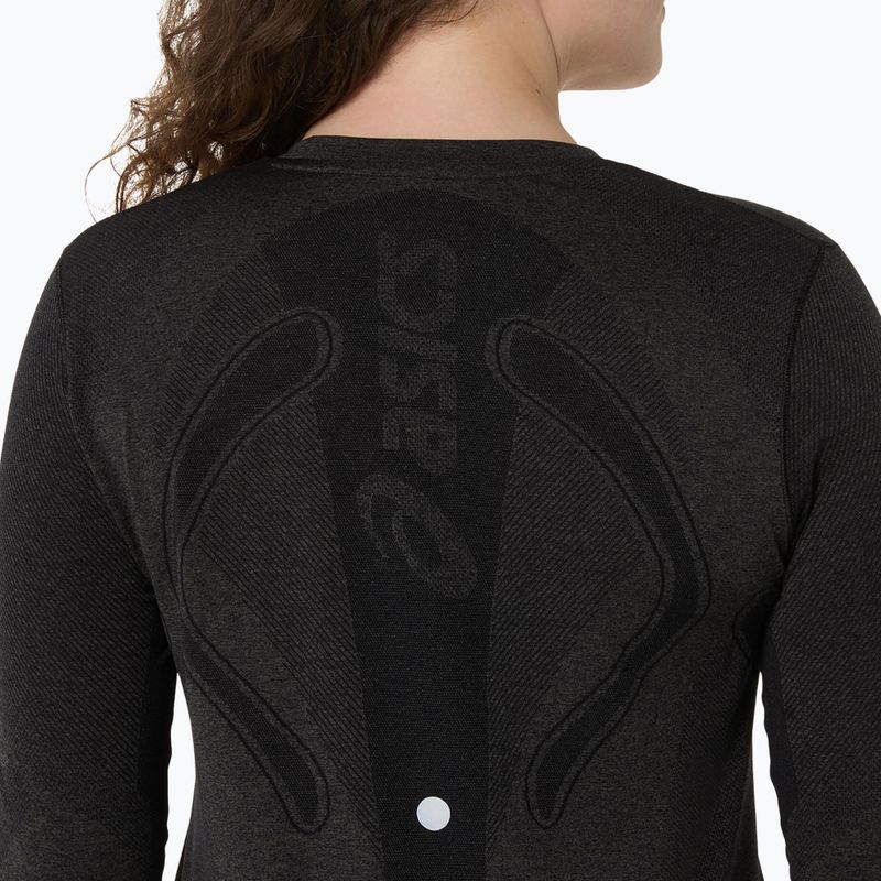 Moteriški bėgimo marškinėliai ilgomis rankovėmis ASICS Road Seamless LS performance black 6