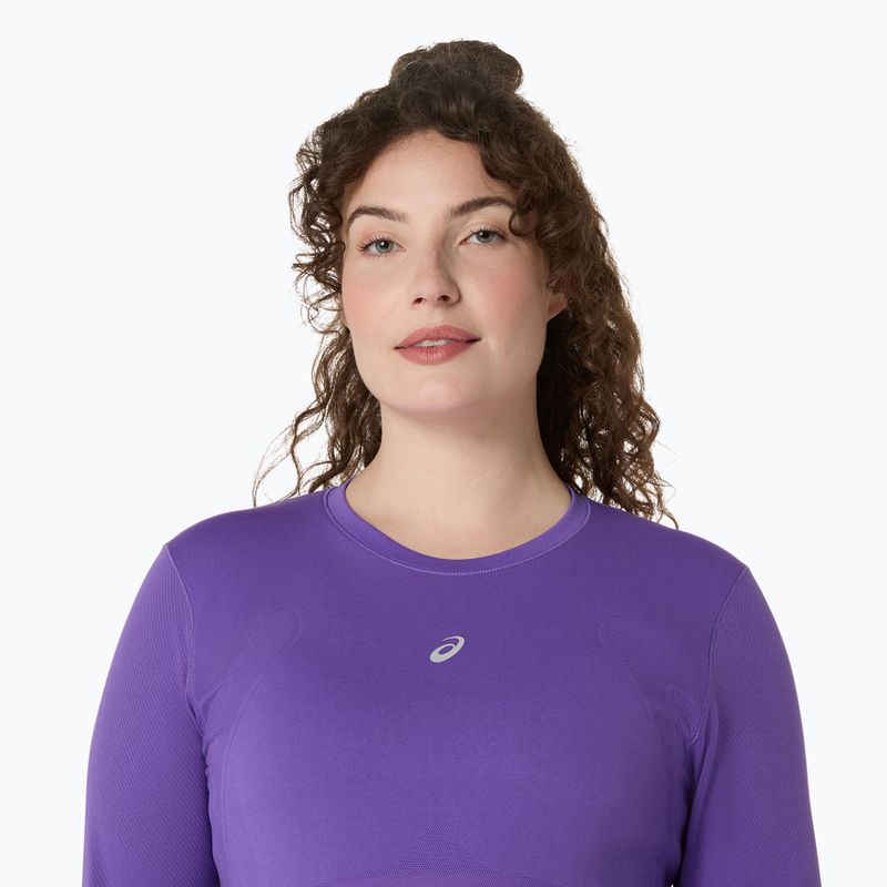 Moteriški bėgimo marškinėliai ilgomis rankovėmis ASICS Road Seamless LS edo purple 4