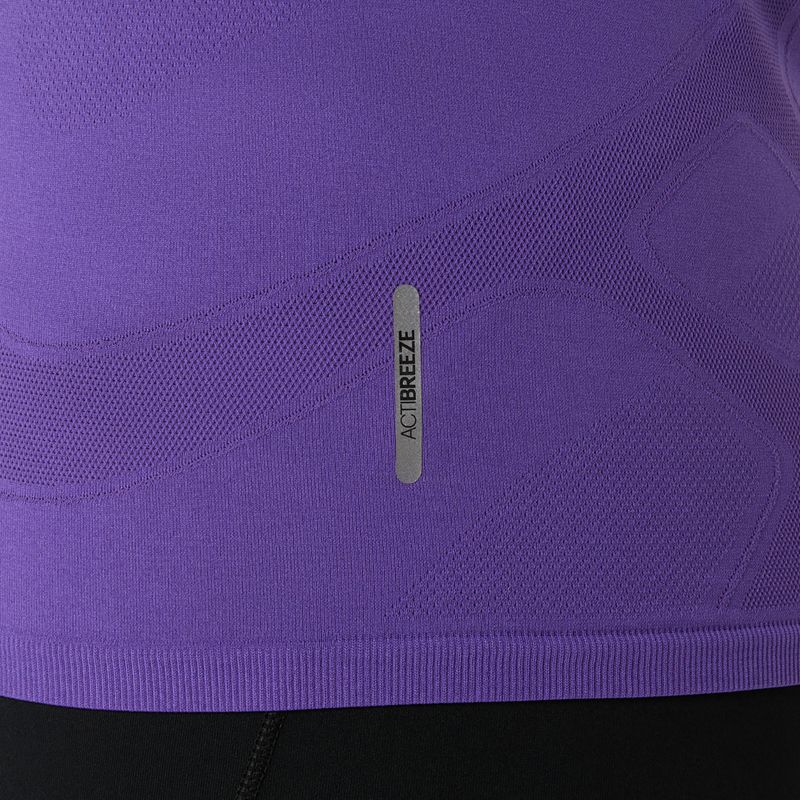 Moteriški bėgimo marškinėliai ilgomis rankovėmis ASICS Road Seamless LS edo purple 7