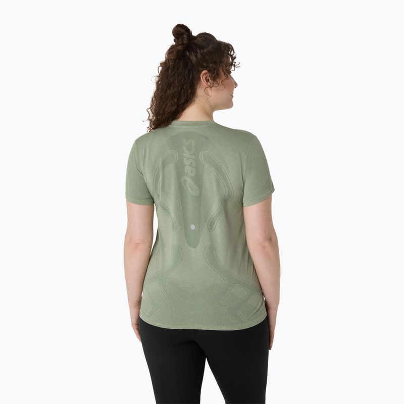 Moteriški bėgimo marškinėliai ASICS Seamless monument blue/whisper green 3