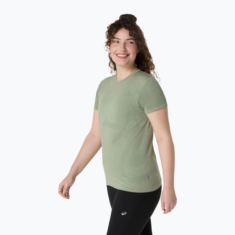 Moteriški bėgimo marškinėliai ASICS Seamless monument blue/whisper green 4