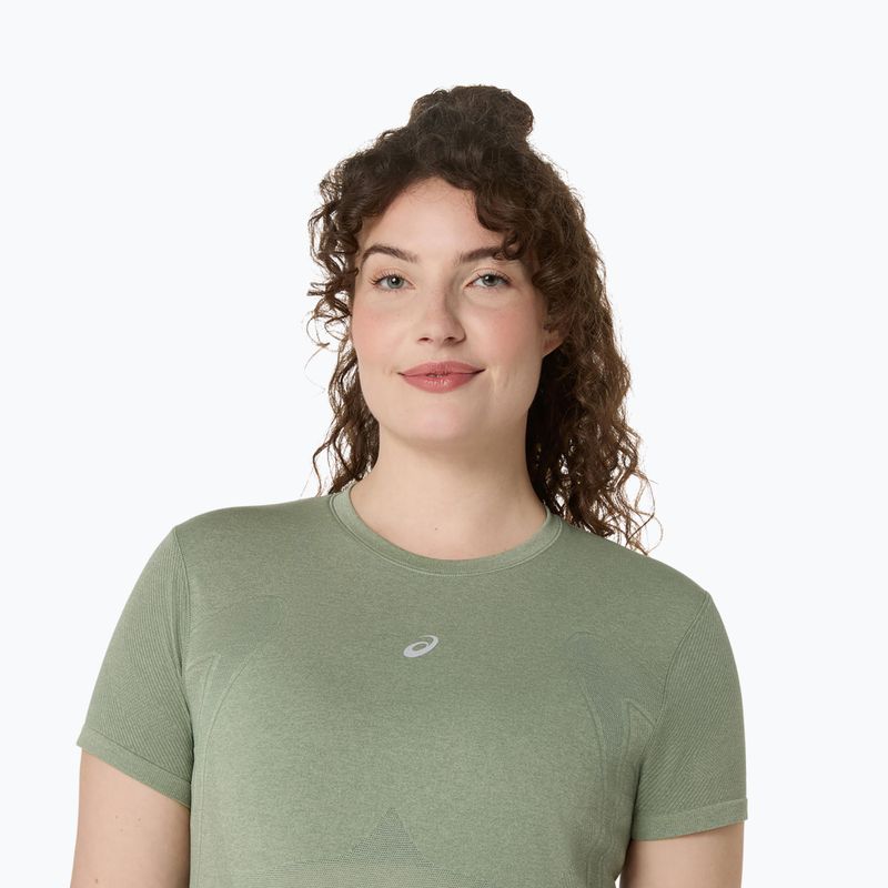 Moteriški bėgimo marškinėliai ASICS Seamless monument blue/whisper green 5