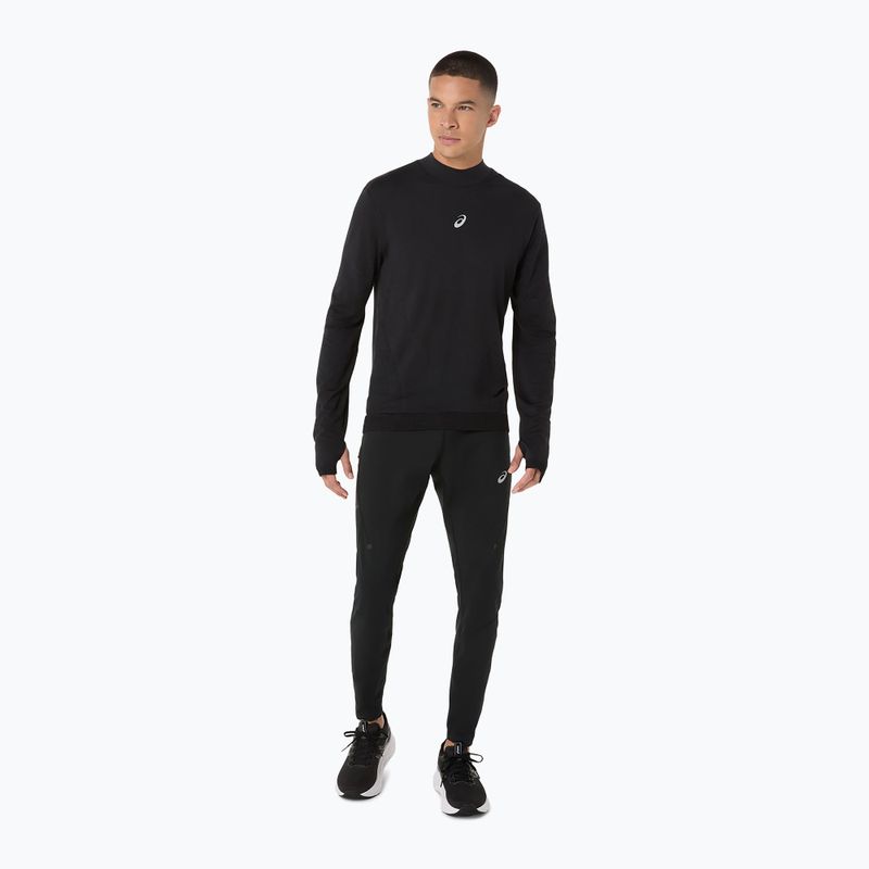 Vyriški bėgimo marškinėliai ilgomis rankovėmis ASICS Road Winter Seamless performance black 4
