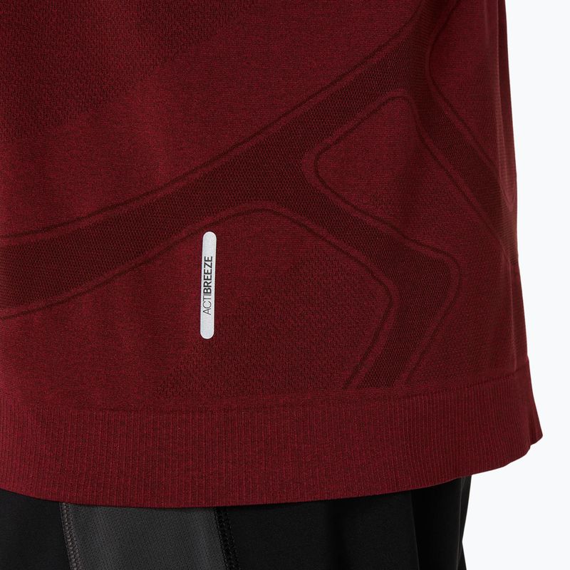 Vyriški bėgimo marškinėliai ilgomis rankovėmis ASICS Road Seamless LS dark red planet 6