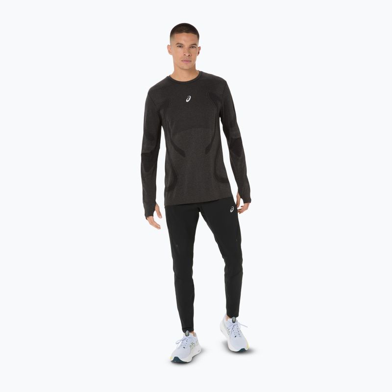 Vyriški bėgimo marškinėliai ilgomis rankovėmis ASICS Road Seamless LS performance black 2