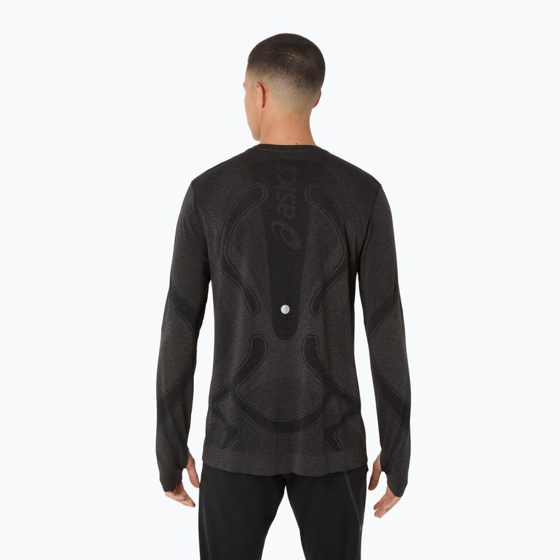 Vyriški bėgimo marškinėliai ilgomis rankovėmis ASICS Road Seamless LS performance black 3