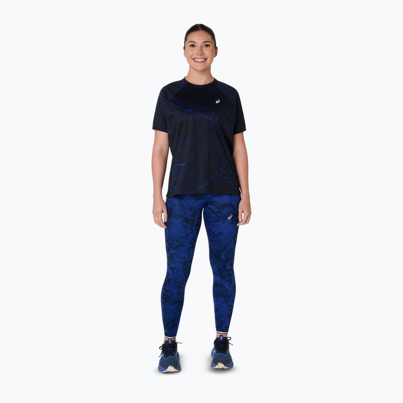 Moteriškos bėgimo tamprės ASICS Road Lite-Show performance black/dark cobalt 2