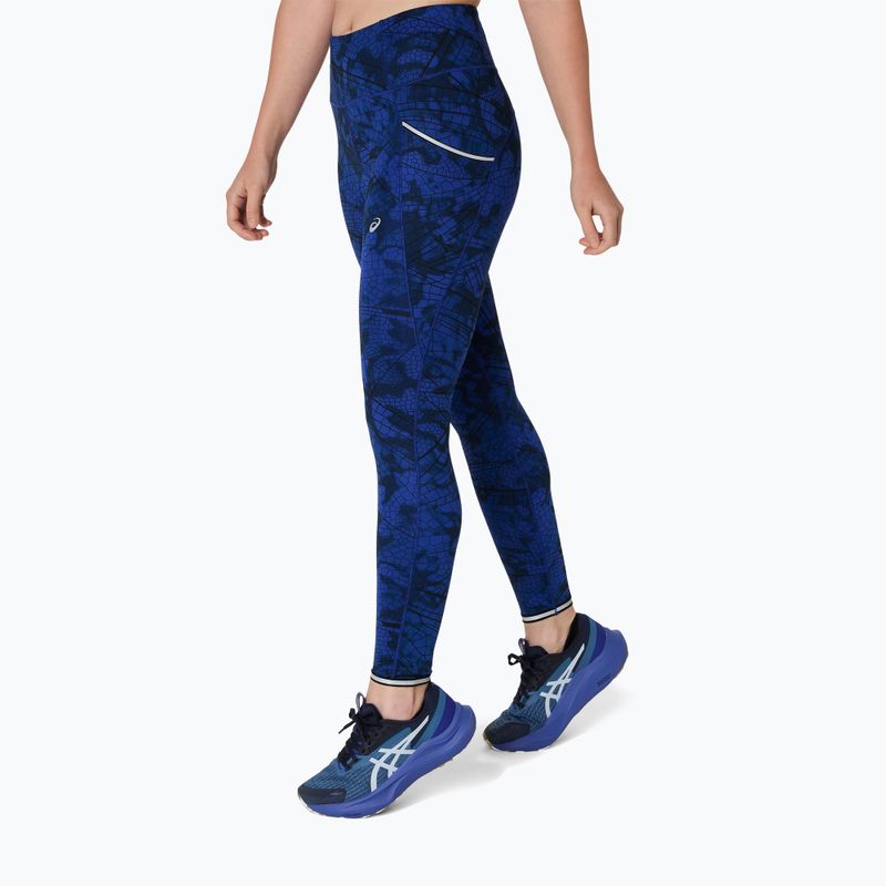 Moteriškos bėgimo tamprės ASICS Road Lite-Show performance black/dark cobalt 4