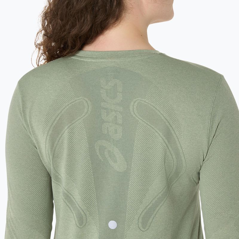 Moteriški bėgimo marškinėliai ilgomis rankovėmis ASICS Road Seamless LS monument blue/whisper green 6