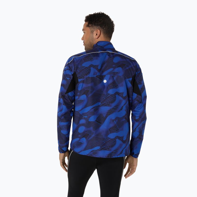Vyriška bėgimo striukė ASICS Road Lite-Show Packable performance black/dark cobalt 3