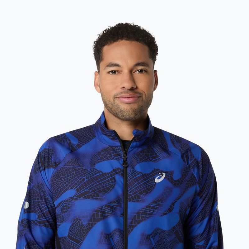 Vyriška bėgimo striukė ASICS Road Lite-Show Packable performance black/dark cobalt 5