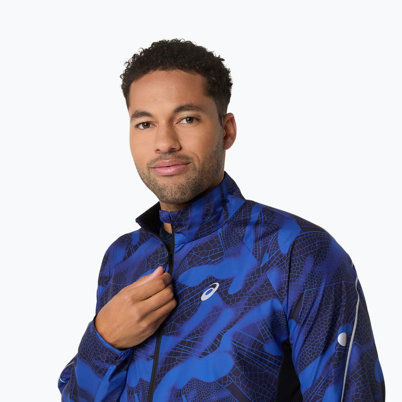 Vyriška bėgimo striukė ASICS Road Lite-Show Packable performance black/dark cobalt 6
