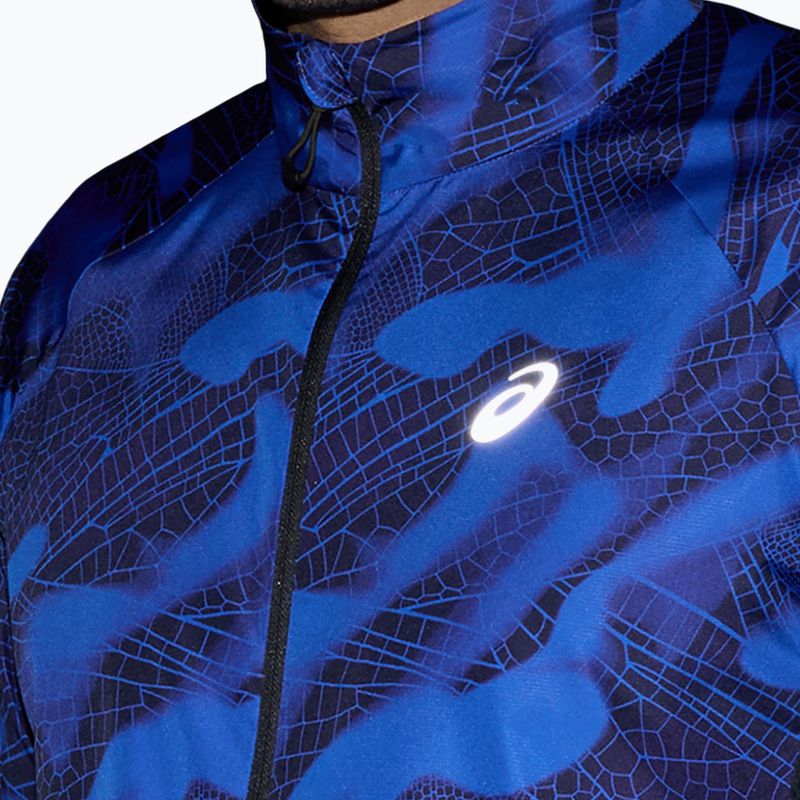 Vyriška bėgimo striukė ASICS Road Lite-Show Packable performance black/dark cobalt 7