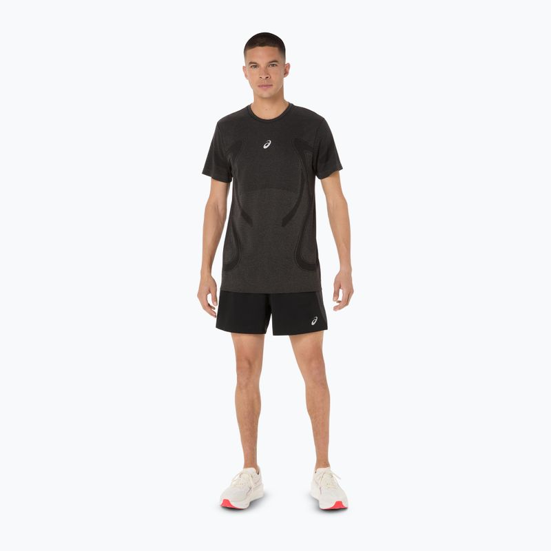Vyriški bėgimo marškinėliai ASICS Road Seamless performance black 2