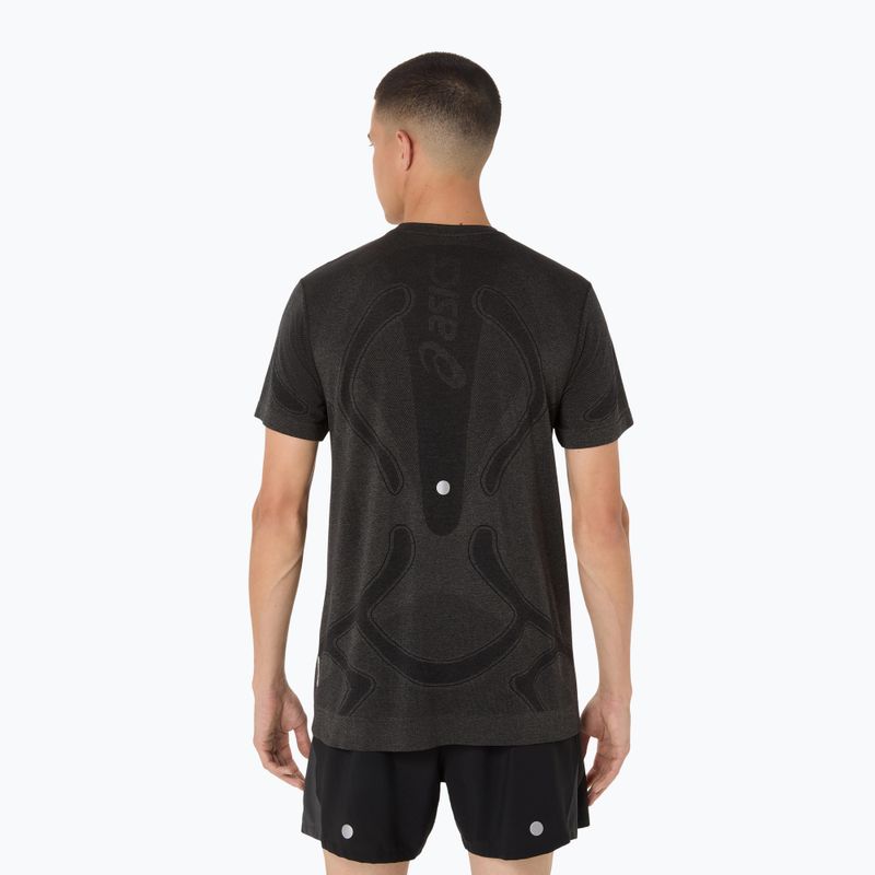 Vyriški bėgimo marškinėliai ASICS Road Seamless performance black 3