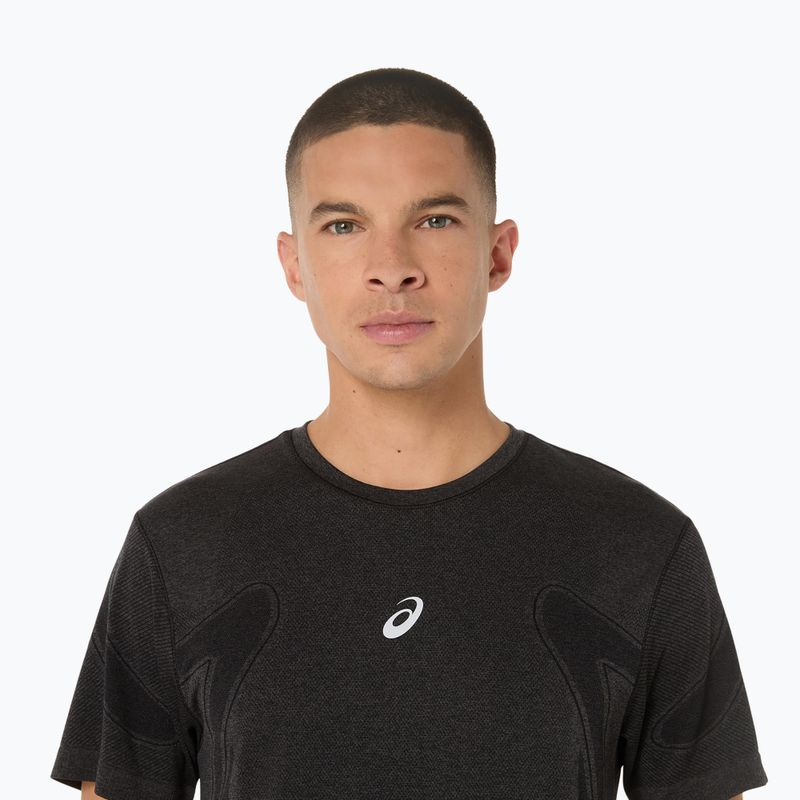 Vyriški bėgimo marškinėliai ASICS Road Seamless performance black 5