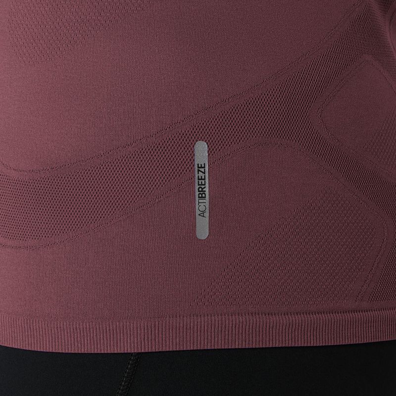 Moteriški bėgimo marškinėliai ilgomis rankovėmis ASICS Road Seamless LS dark currant/port royal 7