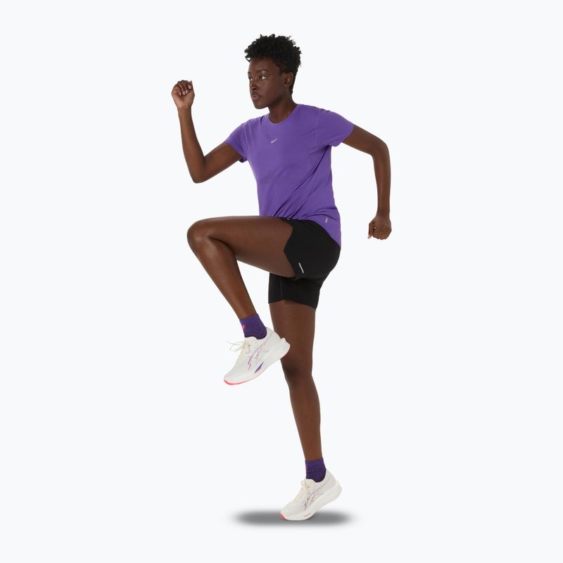 Moteriški bėgimo marškinėliai ASICS Seamless edo purple 6