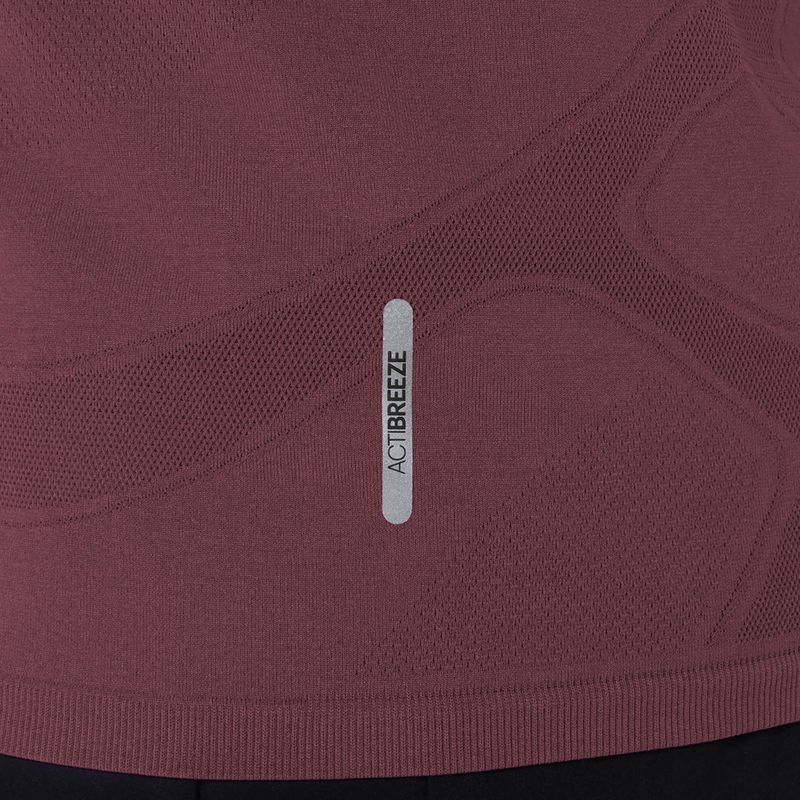 Moteriški bėgimo marškinėliai ASICS Seamless dark currant/port royal 6