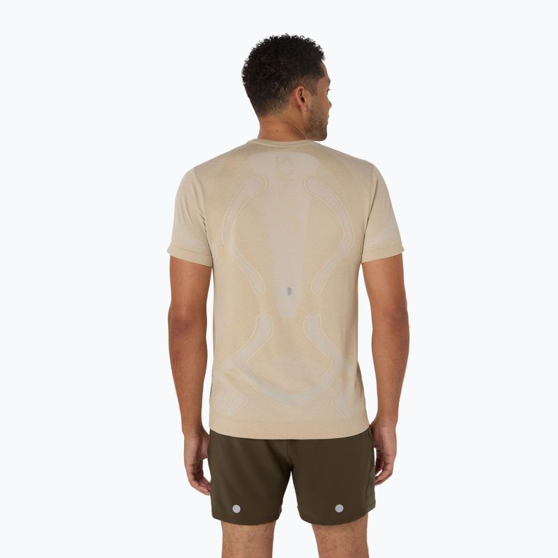 Vyriški bėgimo marškinėliai ASICS Road Seamless cream 3
