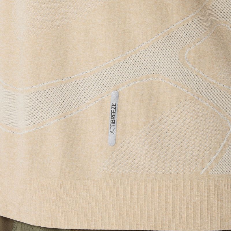 Vyriški bėgimo marškinėliai ASICS Road Seamless cream 6