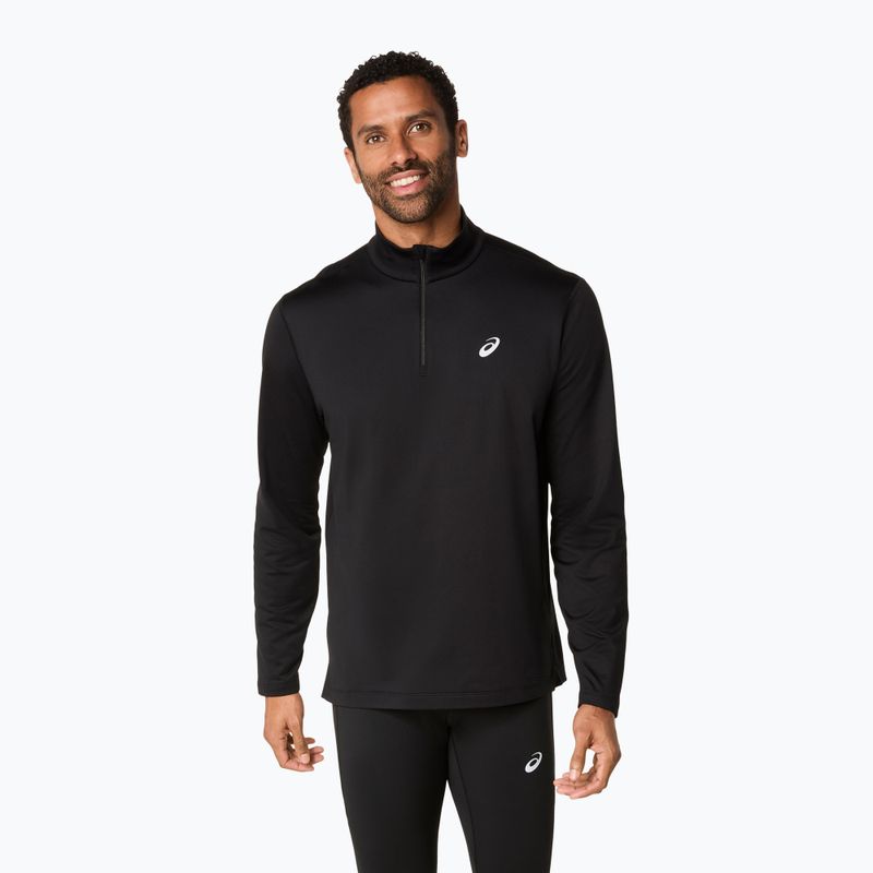 Vyriškas bėgimo džemperis ASICS Core Half Zip Winter performance black