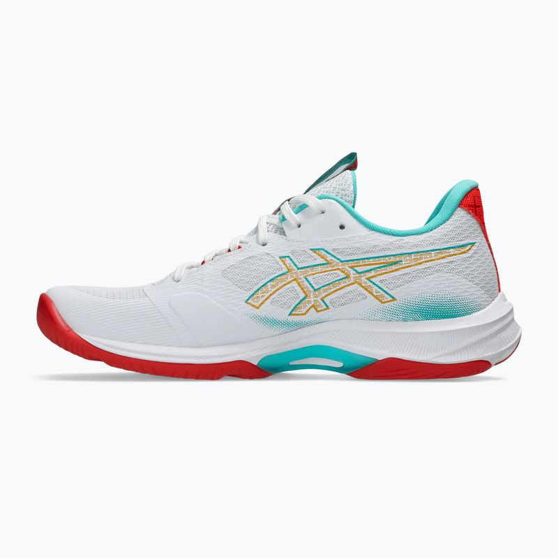 Moteriški tinklinio batai ASICS Netburner Ballistic FF 4 balti/jūros stiklas 2