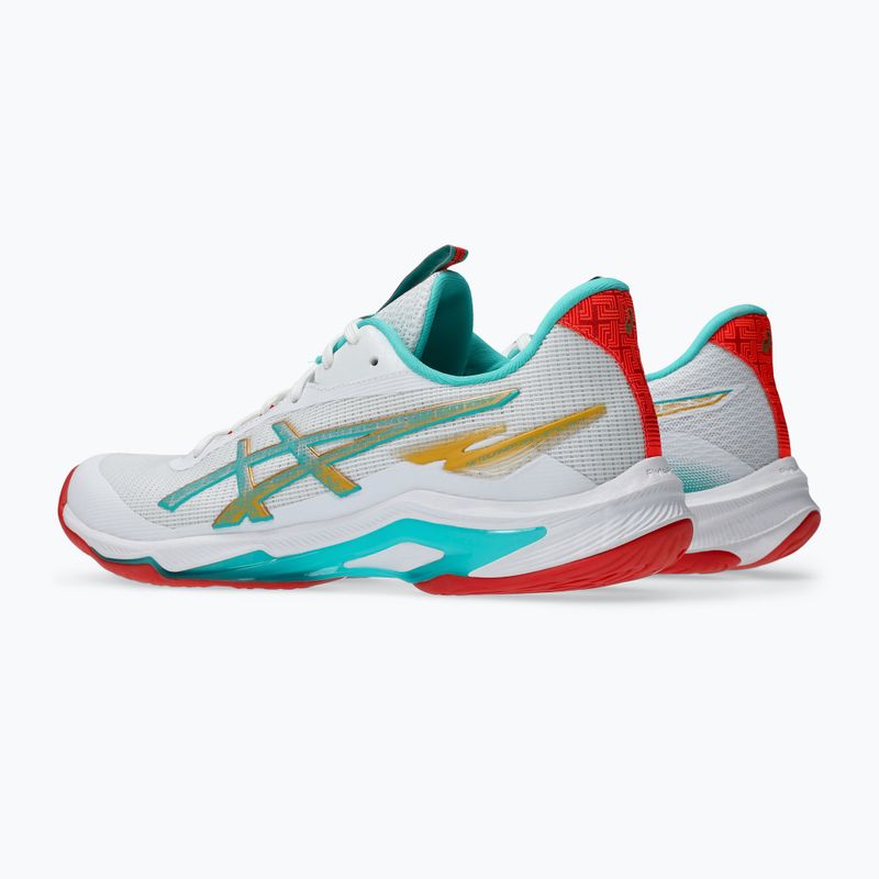 Moteriški tinklinio batai ASICS Netburner Ballistic FF 4 balti/jūros stiklas 4