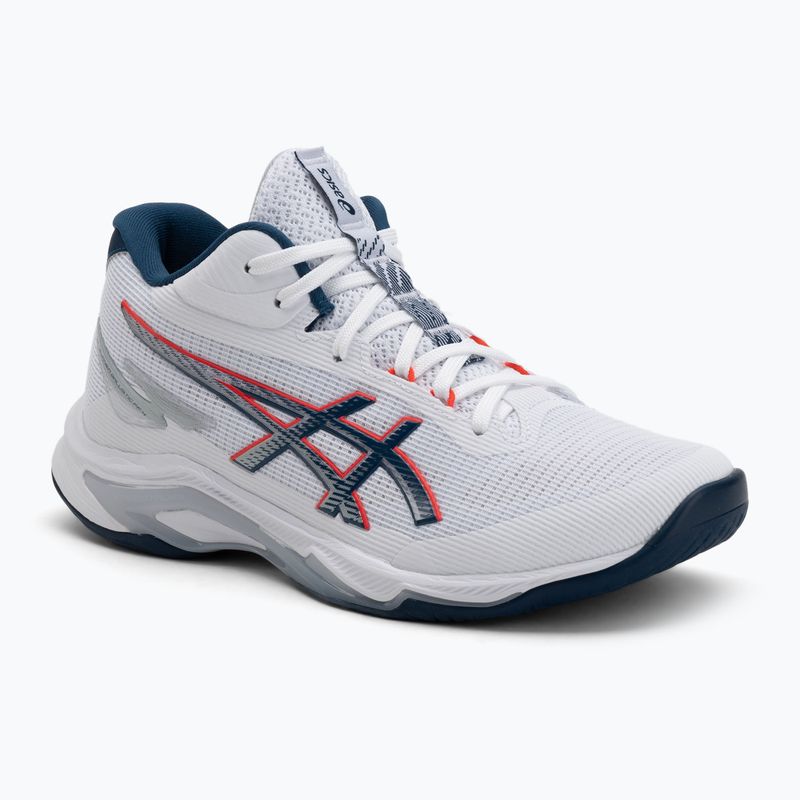 Vyriški batai ASICS Netburner Ballistic FF 4 balta/mako mėlyna