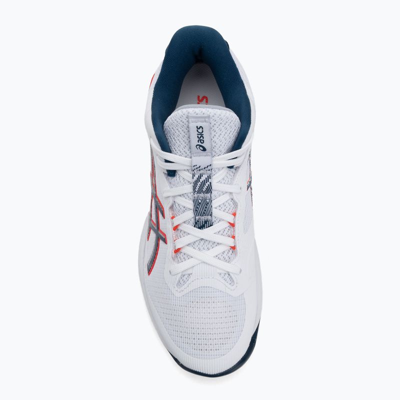 Vyriški batai ASICS Netburner Ballistic FF 4 balta/mako mėlyna 5